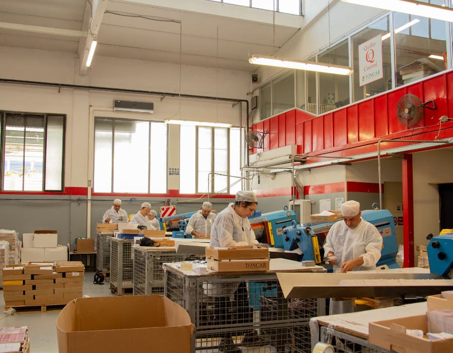 Capacità produttiva Toncar